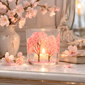Cherry Blossom Votive 3 inch Glass Candle Holder