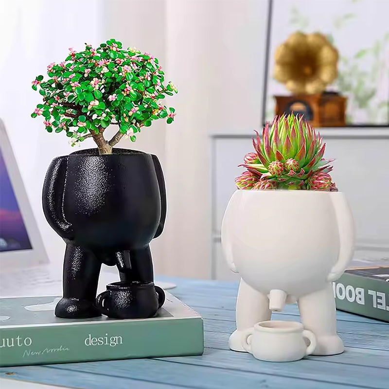 The Peeing Planter