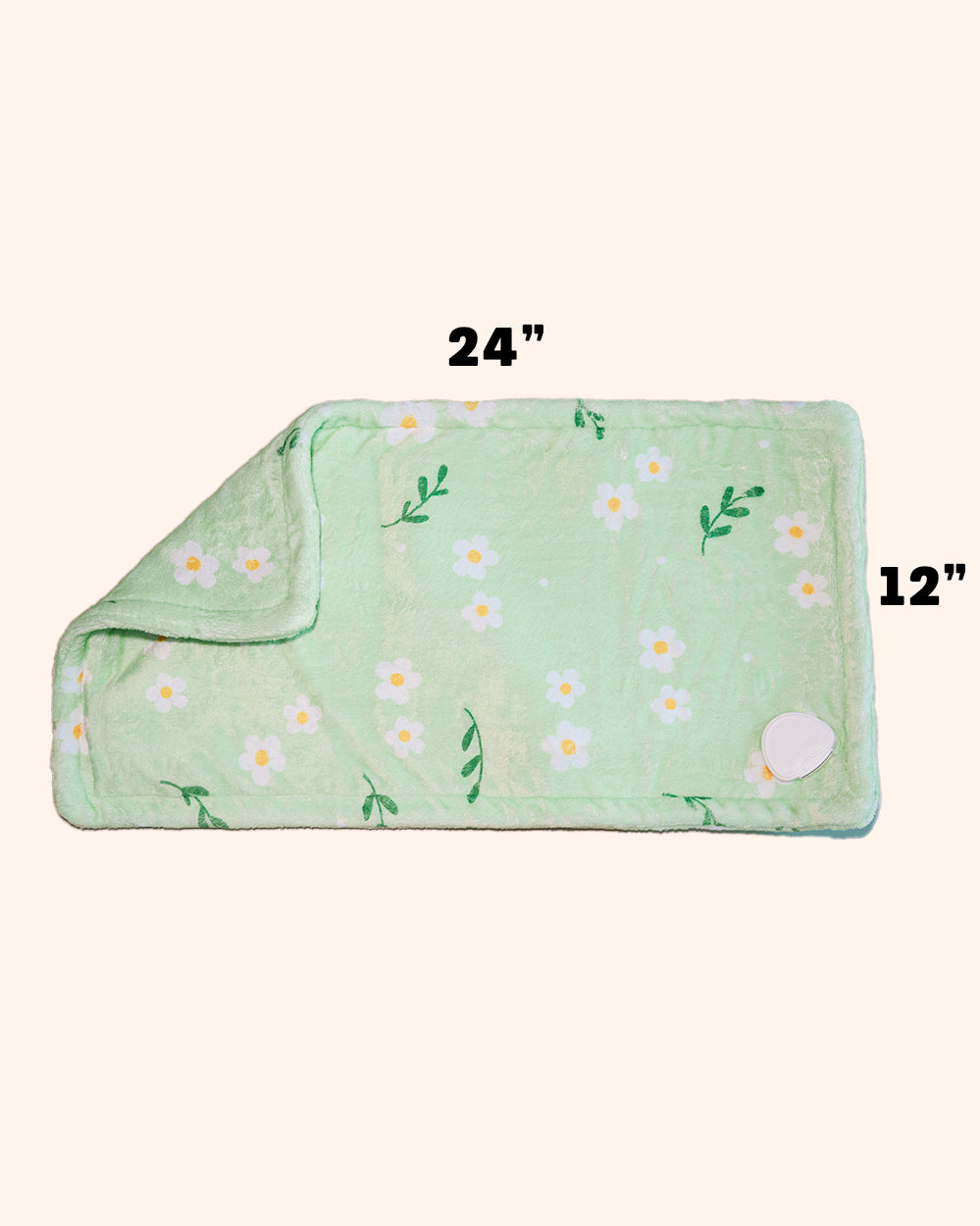 Fern and Daisy 🌿 Cute Heating Pad