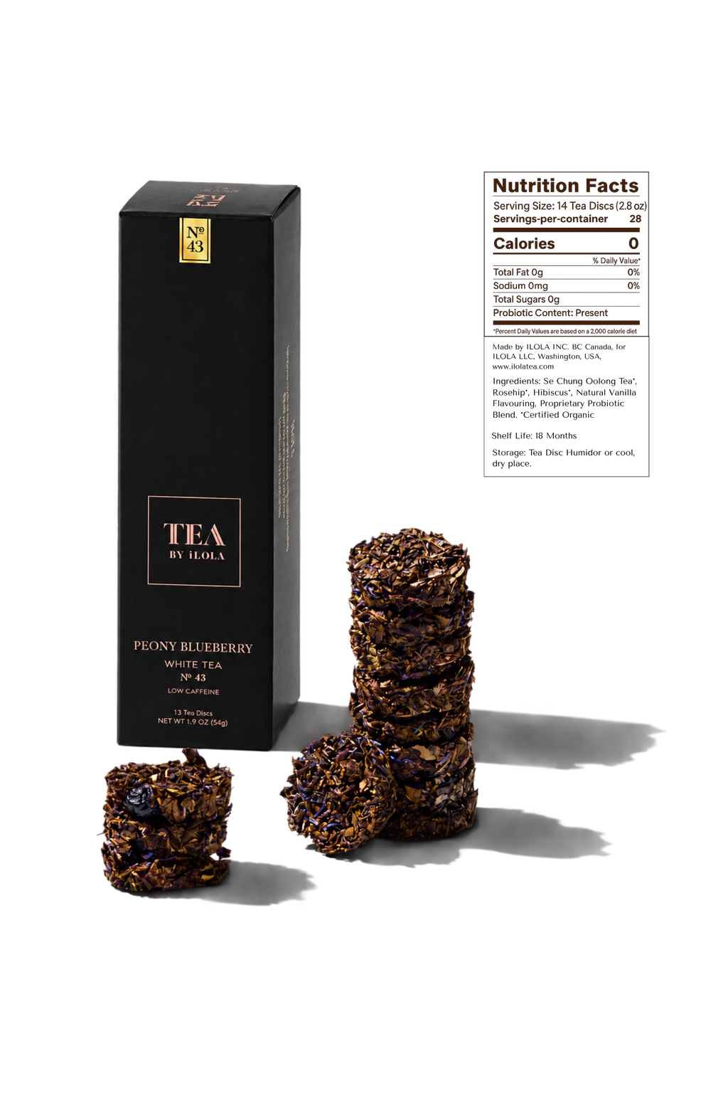 Peony Blueberry No. 43 | Loose Leaf White Tea