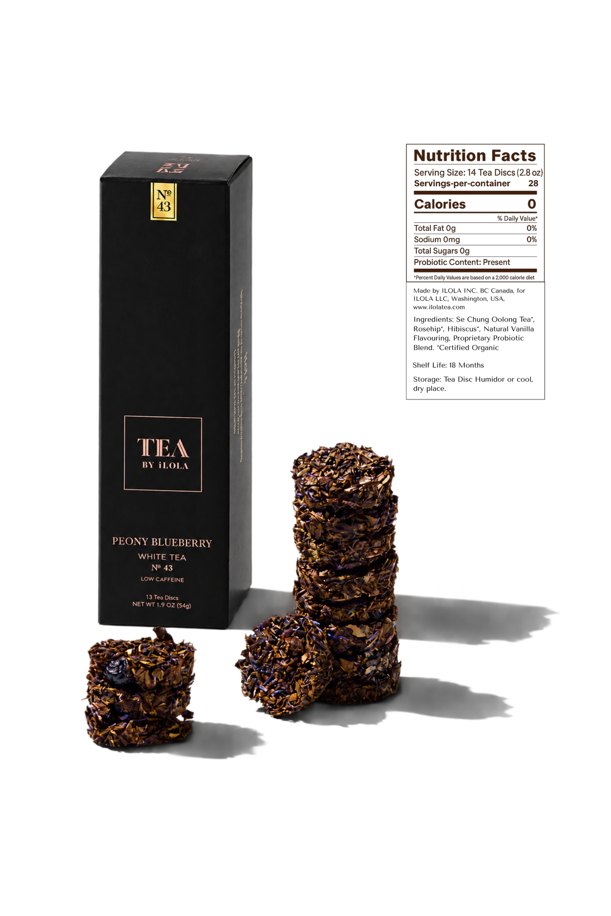 Peony Blueberry No. 43 | Loose Leaf White Tea