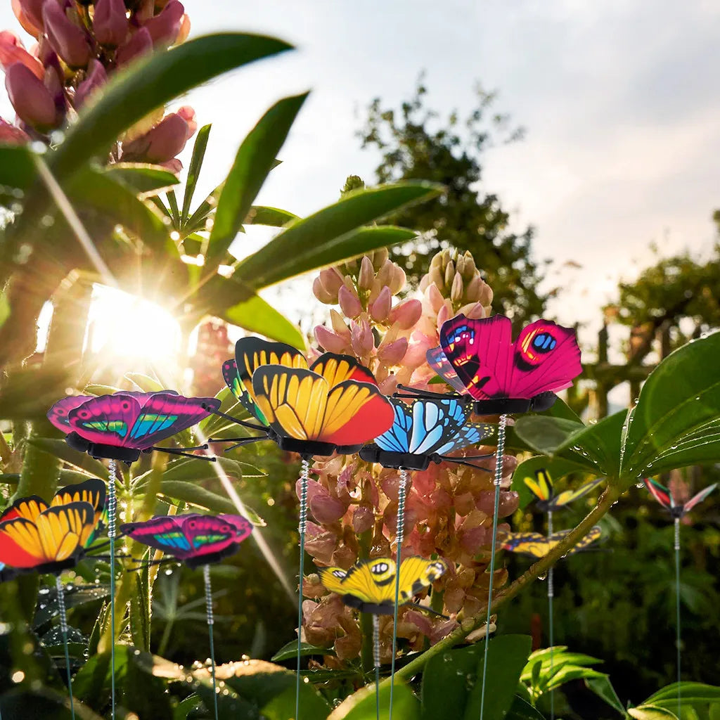Whimsical Butterfly Garden Stakes