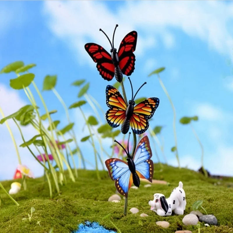 Whimsical Butterfly Garden Stakes