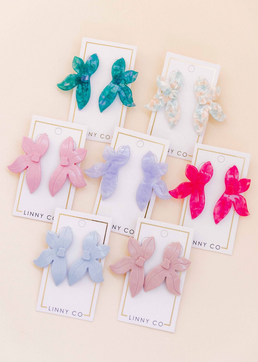Fern Statement Earrings - Lavender Haze