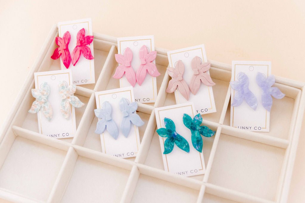 Fern Statement Earrings - Lavender Haze