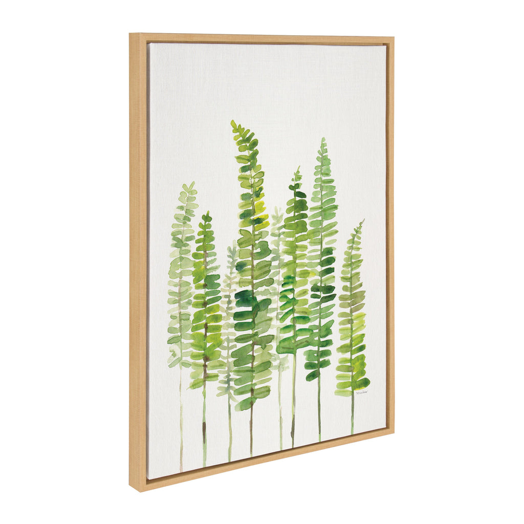 Sylvie Sword Ferns Framed Canvas by Patricia Shaw