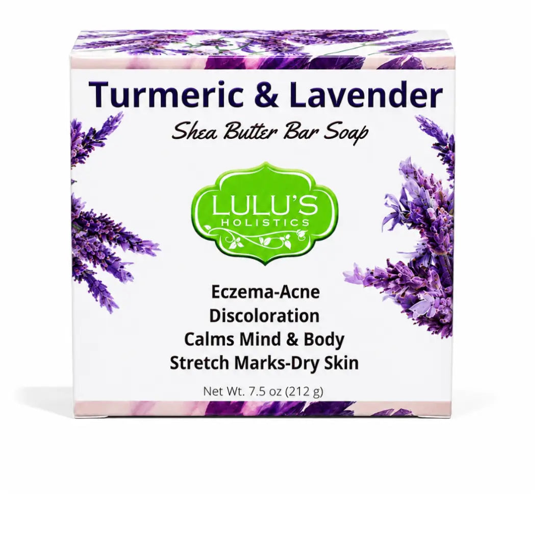 Turmeric & Lavender Shea Butter Bar Soap – Calming Brightening Cleanse