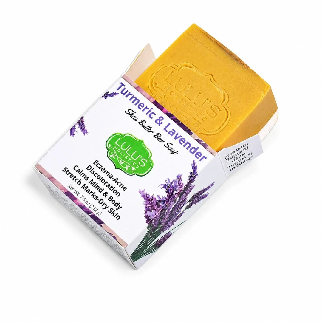 Turmeric & Lavender Shea Butter Bar Soap – Calming Brightening Cleanse