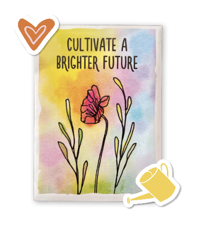 "Let Your Spirit Bloom" Garden Greetings Kit
