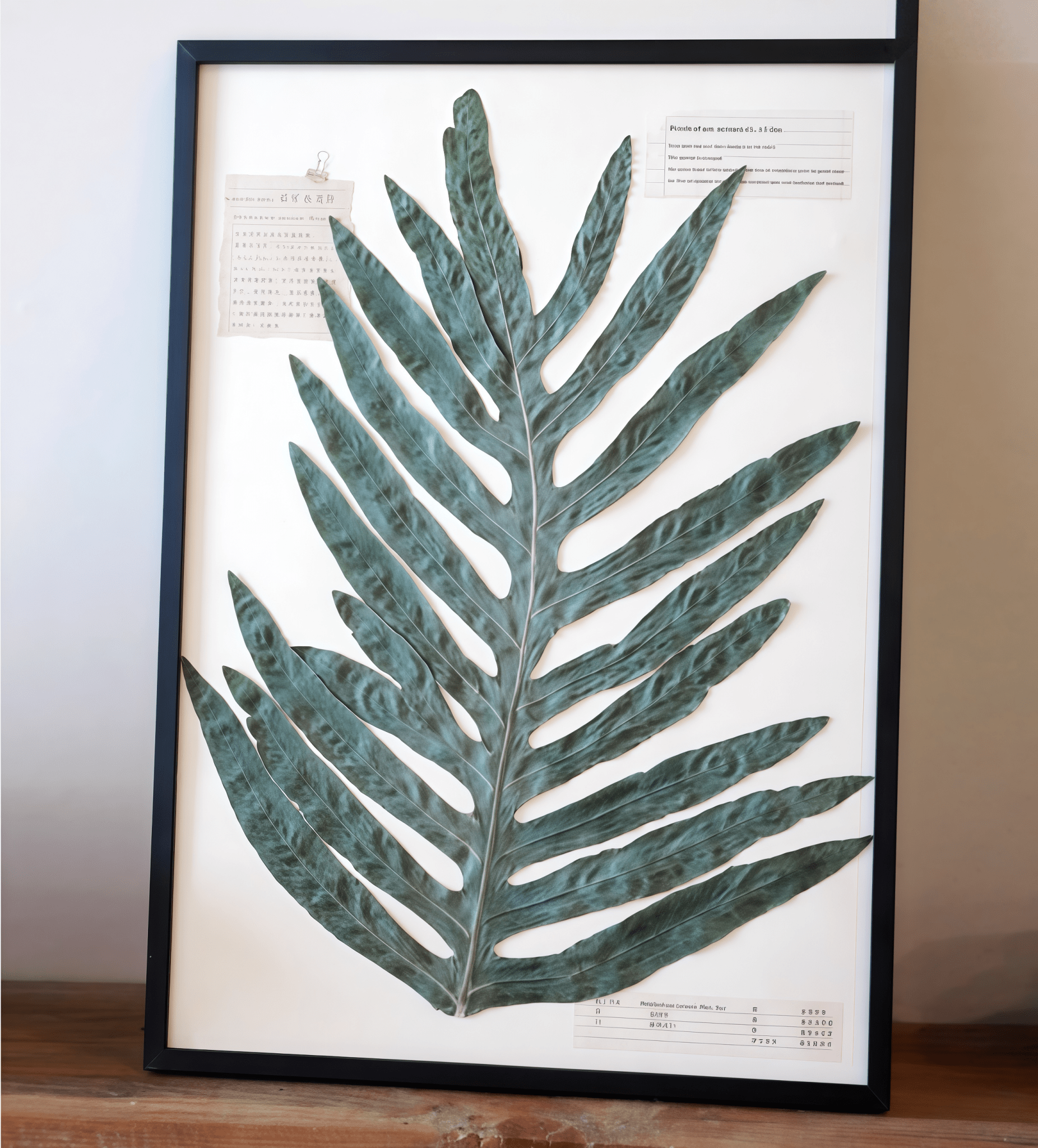 "The Grand Herbarium" Pressed Fern Flower Art